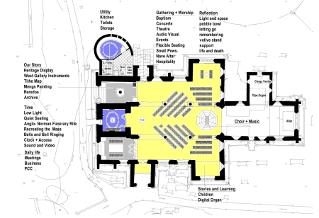 Diagram to show new plan layout