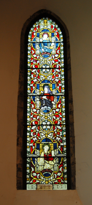 North Transept window, the three Maries
