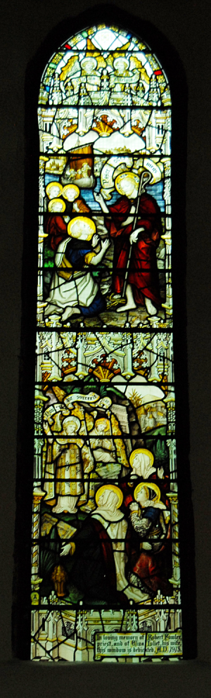 Chancel north wall window